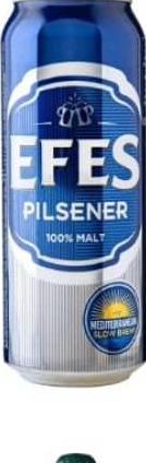 Bere Pilsener "Efes" 500 ml