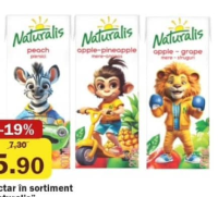 Naturalis Nectar în sortiment 200 ml