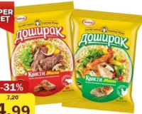 Doshirak Tăiței instant în sortiment 60 gr