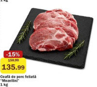 Mezellini Ceafă de porc feliată 1 kg