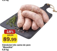 Mezellini Cârnăciori din carne de porc 0,8 kg