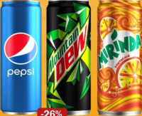 Pepsi/Mountain Dew/Mirinda Băutură carbogazoasă în sortiment 250 ml