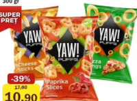 Yaw! Snack în sortiment 60g