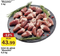 Mezellini Inimi de găină 0,5 kg