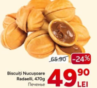 Radaelli Biscuiți Nucușoare 470g