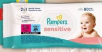 Pampers Wipes Șervețele umede p/copii 80 buc sortiment variat