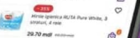 RUTA Hârtie igienică Pure White 3 straturi 4 role