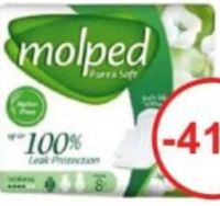 Molped Absorbante critice normal wings pure&soft 8buc