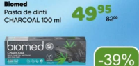 Biomed Pasta de dinti CHARCOAL 100 ml