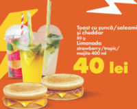 Fidesco Café Toast cu șuncă/salami și cheddar 80g + Limonada 400ml