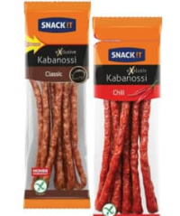 SNACK IT Salam kabanossi chilli/classic 50g