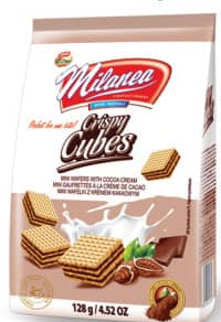 MILANEA Crispy Cubes cacao 128g