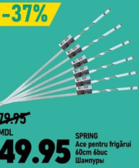 SPRING Ace pentru frigărui 60cm 6buc