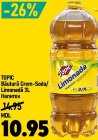 Topic Băutură Crem-Soda/Limonadă 3L