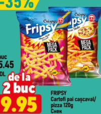 FRIPSY Cartofi pai cașcaval/pizza 120g