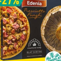 EDENIA Pizza Quattro Formaggi/Prosciutto 320/345g