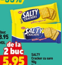 SALTY Cracker cu sare 90g