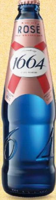 Kronenbourg 1664 Rose Пиво белое пшеничное 4,5% алкоголь 0,46 л