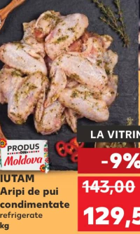 IUTAM Aripi de pui condimentate kg
