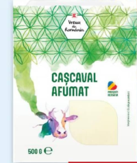 Vreau din România Cașcaval afumat 38% grăsime 500 g