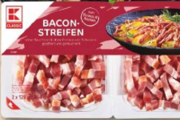 K-Classic Bacon cubulețe 2x125 g