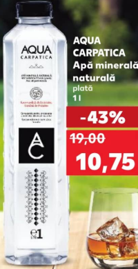 Aqua Carpatica Apă minerală naturală plată 1l