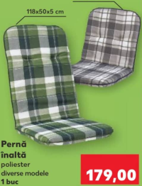 Pernă înaltă poliester diverse modele 1 buc