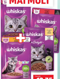 Whiskas Hrană umedă pentru pisici diverse sortimente 85 g