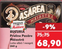 Bucuria Praline Pasărea Măiastră cutie albă / neagră 260 g