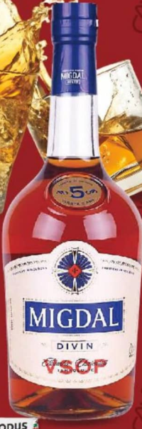 MIGDAL Divin 5 ani 40% alcool 0,5 l