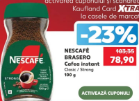 NESCAFÉ BRASERO Cafea instant Clasic / Strong 100 g