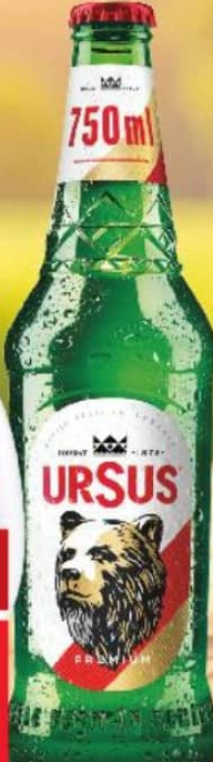 Ursus Premium Bere blondă 5% alcool 0,75 l