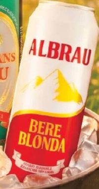 Albrau Bere blondă 4,5% alcool 0,5 l