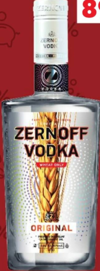 Zernoff Водка Original 40% алкоголь 1 л