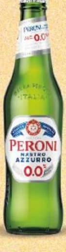 Peroni Bere blondă fără alcool 0,33 l