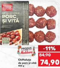 Rogob Chifteluțe de porc și vită 450 g