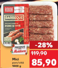 Rogob Barbeque Mici porc/vită 1000 g