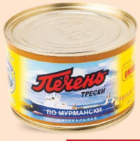 PO MURMANSKI Печень трески паштетного типа 240г