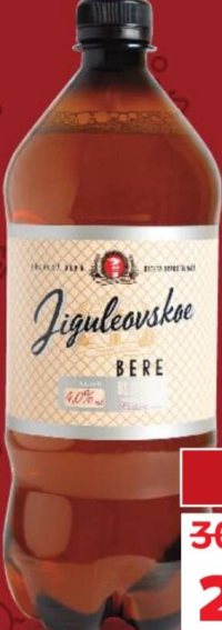 JIGULEOVSKOE Bere blondă 4% alcool 1l
