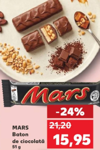 Mars Baton de ciocolată 51 g