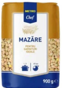 Metro Chef Mazăre despicată 900 g