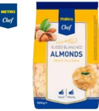 METRO Chef Fulgi de migdale albite 500g