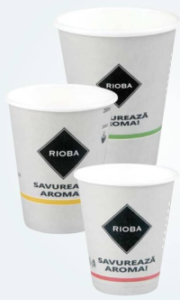 Rioba Pahar carton 210 ml 50 buc