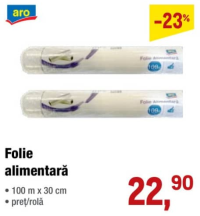 Aro Folie alimentară 100m x 30cm