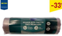 Metro Professional Saci menaj cu mâner 20 x 60 L