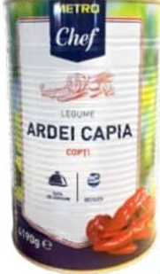 Metro Chef Ardei Capia copți decojiți 2.5kg