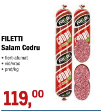 Filetti Salam Codru