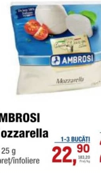 Ambrosi Mozzarella 125 g