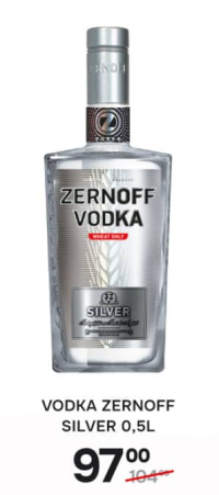 Водка Zernoff Silver 0.5л