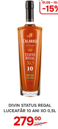 Дивин Călărași Status Regal Лучафэр 10 лет XO 0,5л